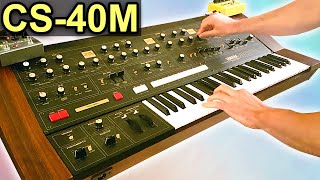 Video thumbnail for YAMAHA CS-40M - Ambient Chillout Jam |  Analog Synth Demo by synth4ever