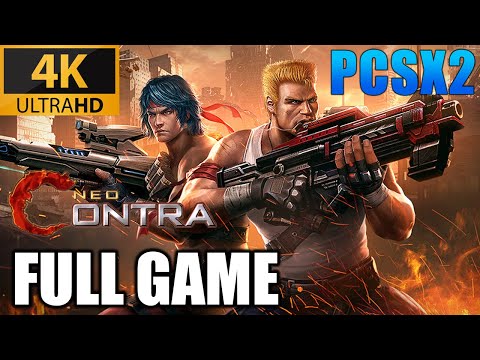 Neo Contra (PS2) HD Full Game Walkthrough [4K 60FPS UHD] - No Commentary (PCSX2 2023)