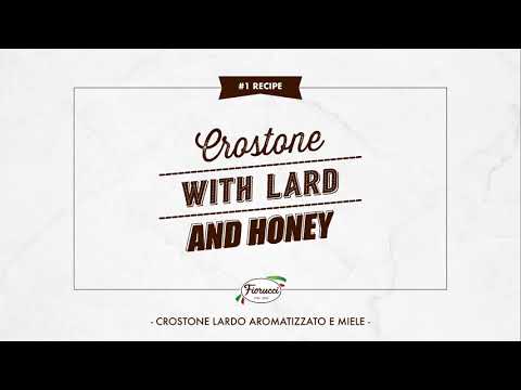 Taste Of Italy - Crostone with Lard and Honey