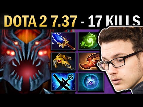 Shadow Fiend Gameplay Miracle with 17 Kills and Linkens - Kez Dota 2