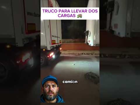 Truco para llevar dos cargas #trucks #trailers #camioneros #camiones #camion