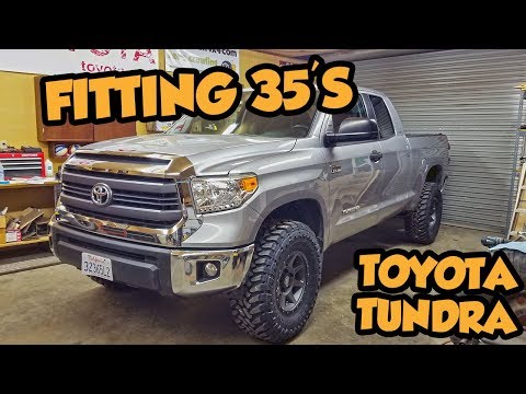 What we did to fit 35's onto a Toyota Tundra