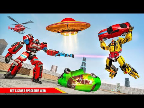 Robot boy game :Formula Car Transform- flying bus 🚍.....