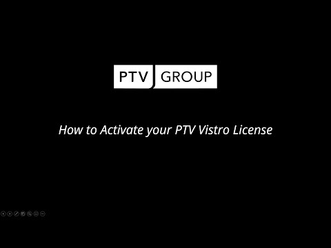 PTV Vistro License Activation Instruction