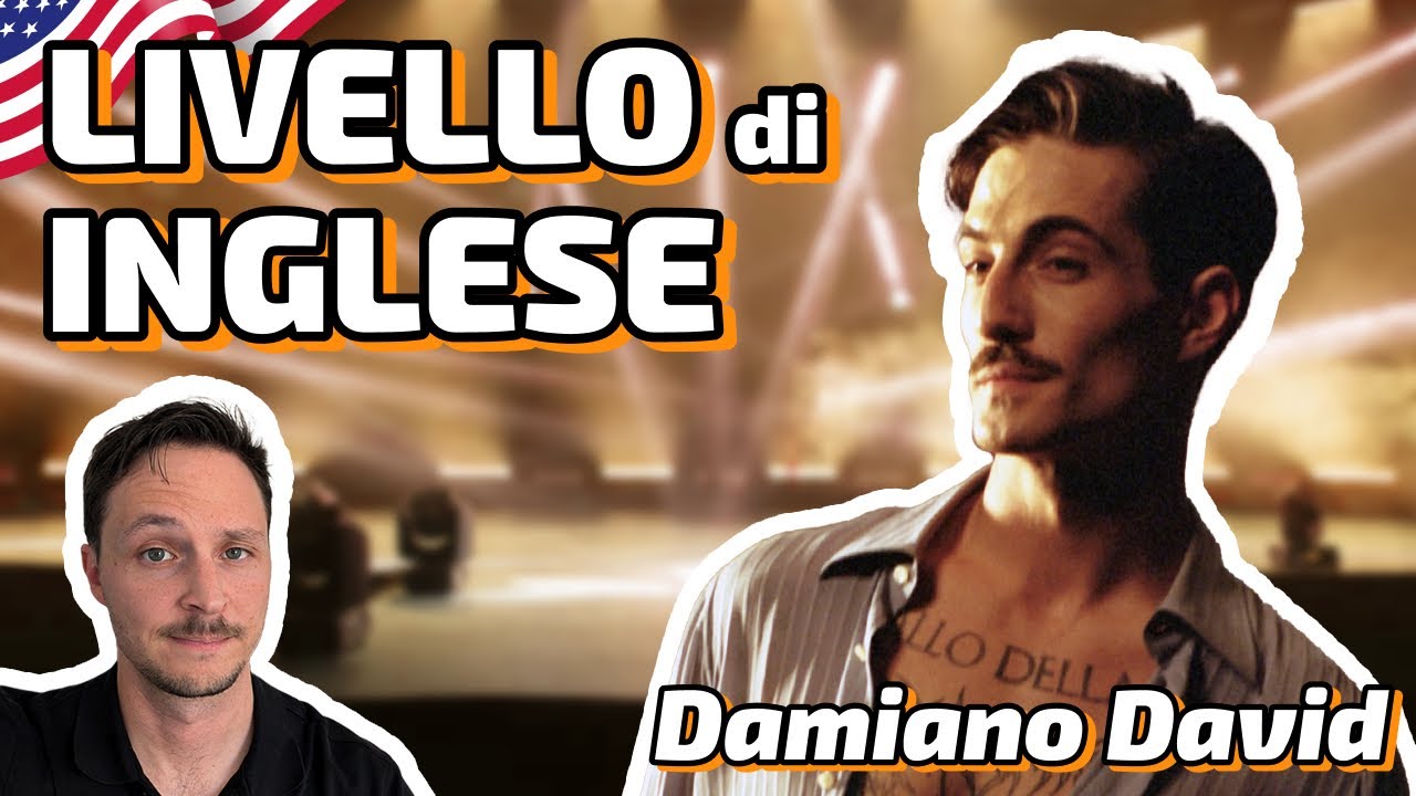 AMERICANO Reagisce all'INGLESE di DAMIANO DAVID 👨🏻‍🎤
