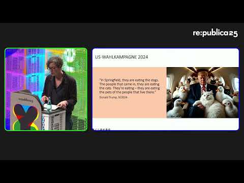 [EN] re:publica 25: Jeanette Hofmann - Unmaking sense: Desinformation als Gegenerzählung