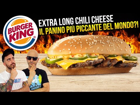 The hottest sandwich in the world?! Let's try BURGER KING's EXTRA LONG CHILI CHEESE!
