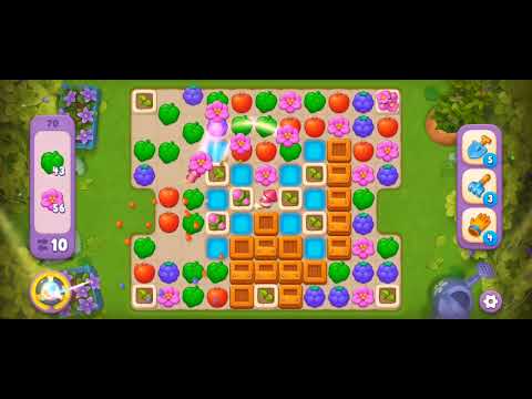 Gardenscapes Level 70 Super Hard (No Boosters)