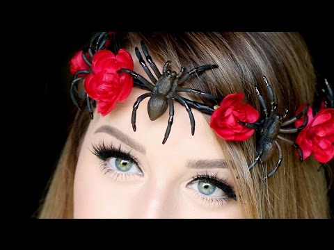 DIY Spider Flower Crown | DIY Halloween Flower Crown