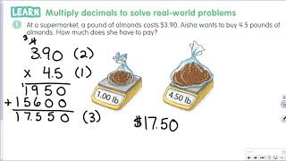3.6 Real-World Problems: Decimals