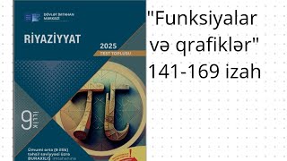 Funksiyalar və qrafiklər 141169    9 illik Riyaziyyat test toplusu 2025 