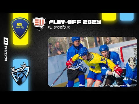 Highlights Play-off Extraligy hokejbalu | HC Kert Park Praha vs. SK Hokejbal Letohrad | 2. Finale