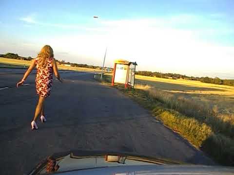 Hanna Crossdresser  at reststop Kumla, Örebro, Sweden