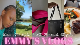 AN IPHONE 14 PRO VLOG!🌷 LUNCH DATE || NEW GUESS BAG || SHOPPING || CLOTHING HAUL || Thebarbie Emmy