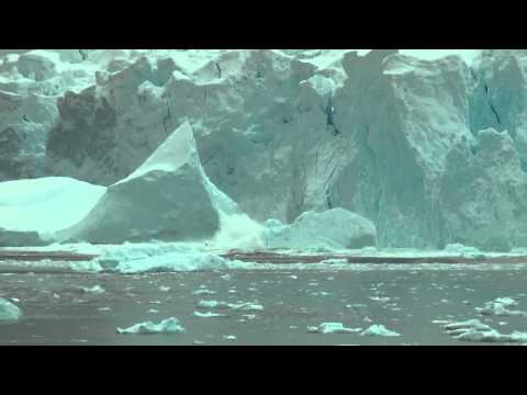 Giant Glacier Calve - Antarctica