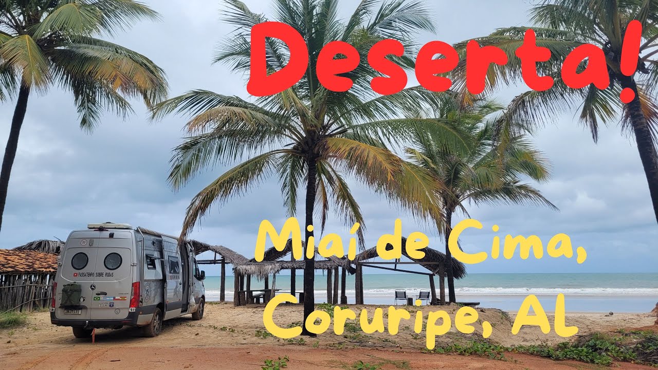 Coruripe, praia de Miaí de Cima, é tudo de bom para quem busca sossego. Episódio 23.