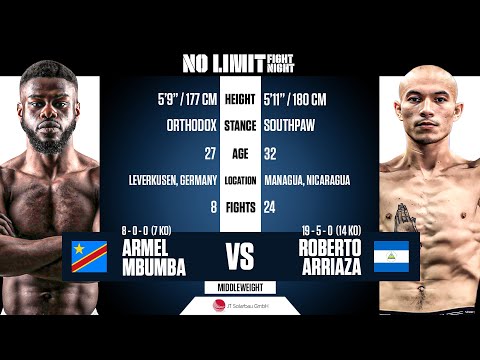 Armel Mbumba vs Roberto Arriaza| FULL FIGHT | NO LIMIT FIGHT NIGHT LEVERKUSEN