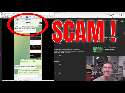eevBLAB 107 - WARNING: Youtube Telegram Comment SCAM