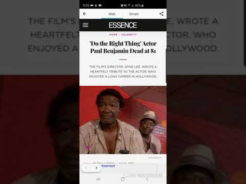 BREAKING NEWS: 'Do The Right Thing' actor Paul Benjamin dead at 81 😔