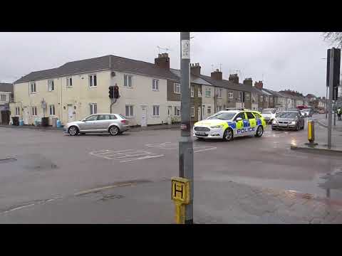 Wiltshire Police Ford Mondeo Police Dog Unit on Manchester Road Swindon Wiltshire 15.3.2024