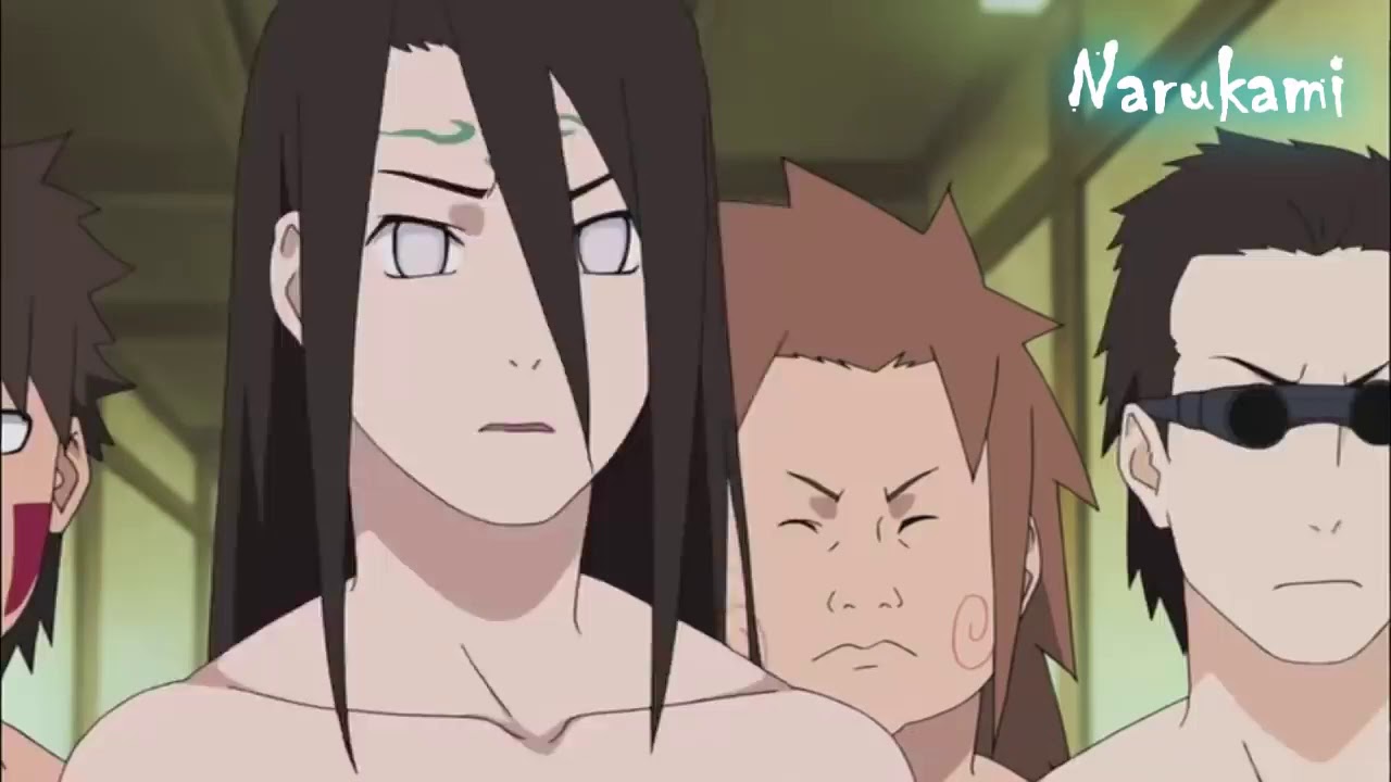 Naruto Intenta Espiar a Hinata, Sakura e Ino en los Baños Termales