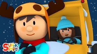 Sarah&#39;s Snow Plow Is Frozen Stuck | Carl&#39;s Car Wash | Cartoons for Kids