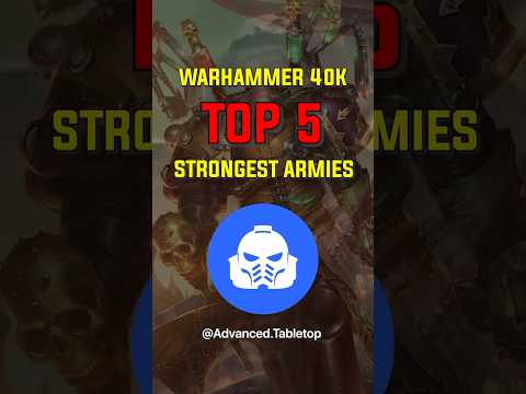 Top 5 Strongest Warhammer 40k Armies #warhammer #warhammer40k #shorts