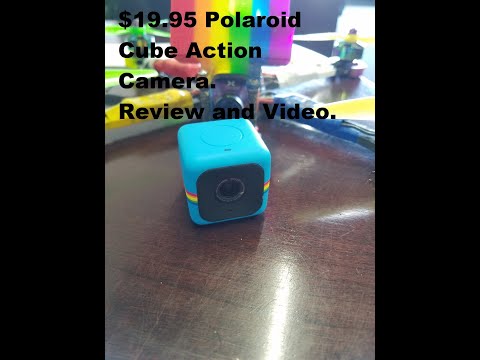 Under $20 Polaroid Cube action camera review and flight video.