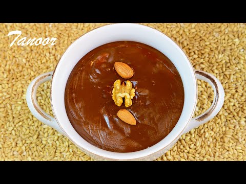 طرز تهیه سمنو | Samanoo (a Dessert with ONLY ONE ingredient) | Samanak