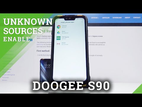 How to Permit Unknown Sources Installation on Doogee S90 – Install Unknown Applications