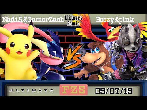 NadiA & GamerZach (R) vs. Beezy & @pinkbombo91 (B) - Winners Semis - Flat Zone Sep