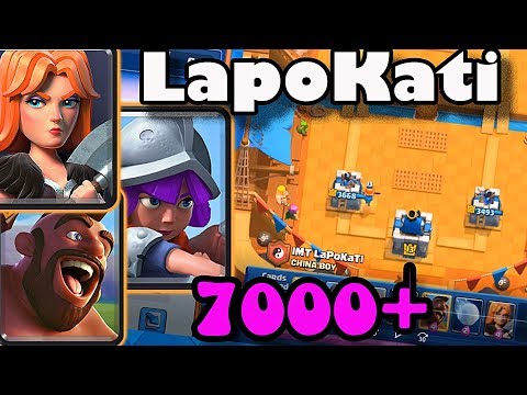 🔥Lapokati 7000 gameplays 👈 TRIFECTA IS BACK!! - Clash Royale