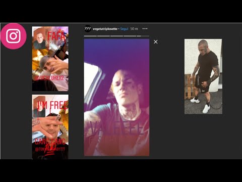 VEGETATRIPLOSETTE ESCE DAL CARCERE E SALUTA TONYEFFE E SICK LUKE SU INSTAGRAM #vegetatriplosette