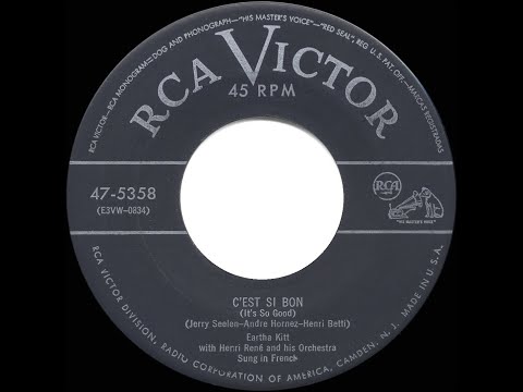 1953 HITS ARCHIVE: C’est Si Bon - Eartha Kitt