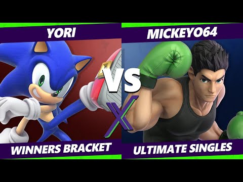 S@X 350 Online Winners Round 2 - Yori (Sonic) Vs. Mickeyo64 (Ganondorf, Little Mac) Smash Ultimate