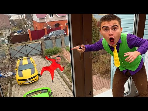 Car Alarm went off VS Mr. Joe on Chevy Camaro VS Red Man!