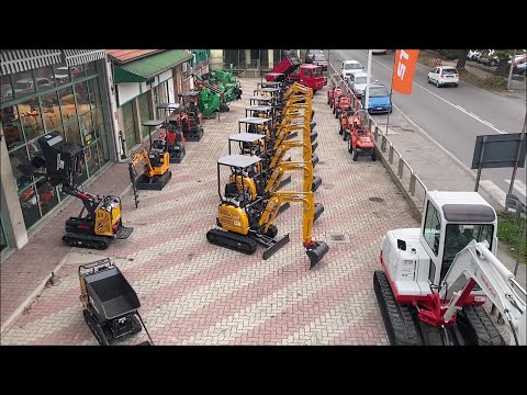 MiniEscavatore KATOIMER KATO HD 17 VXE Carro Allargabile NUOVO in PRONTA CONSEGNA da Giordano Cairo