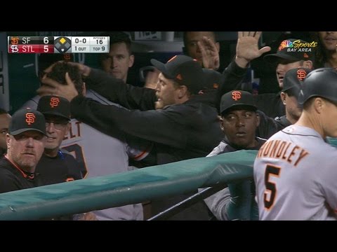 Nunez rips a go-ahead double to center field