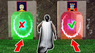 Granny vs Squid Game vs FNAF - Choose the right tunnel - funny horror animation (compilation 19)