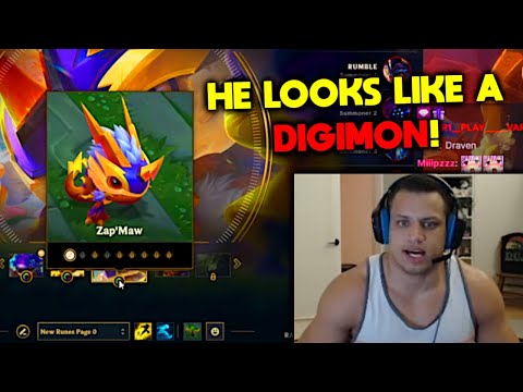 Tyler1 Checks Out New Zap Maw Skin