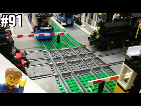 Straßen- und Eisenbahnkreuzung - Sinfonie der LEGO Stadt #91