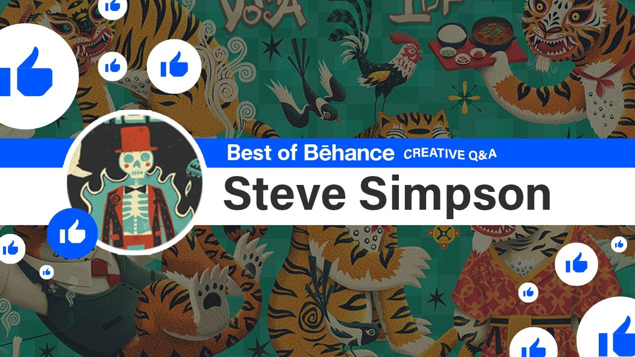 ️ Best of Behance: Creative Q&A ️ with Steve Simpson! - 1 of 1