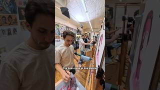 Four Artists Fight in an Oil Painting Battle