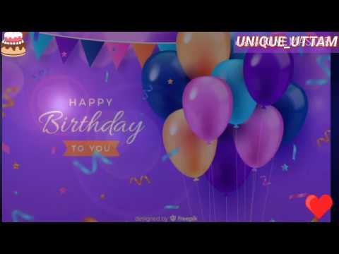 I wish you Happy Happy Birthday with Lyrics