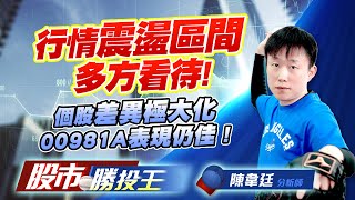 行情震盪區間多方看待 ! 個股差異極大化00981A表現仍佳 ! #鴻海 #加權指數 #00981A #0050 #台積電 (圖)