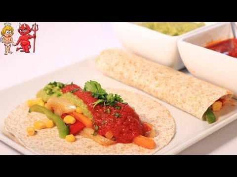 CÓMO HACER FAJITAS VEGETARIANAS FÁCILES🌯RECETA