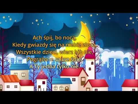 Ach śpij kochanie karaoke/wersja instrumentalna