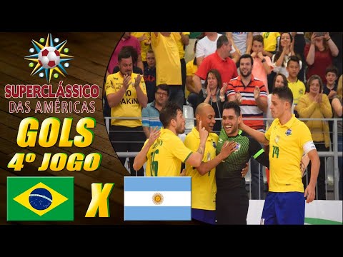 Gols Brasil X Argentina | SUPERCLÁSSICO DAS AMÉR...