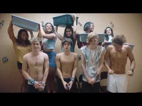 The Vamps With Fifth Harmony In The Shower #IceBucketChallenge #ALSIceBucketChallenge
