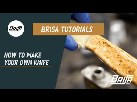 BRISA Tutorials - How to make your own knife using a Brisa knife kit